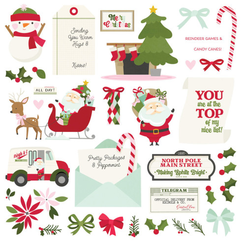 Preview: Simple Stories - Kringle & Co. - Simple Cards Kit 12x12 Inch