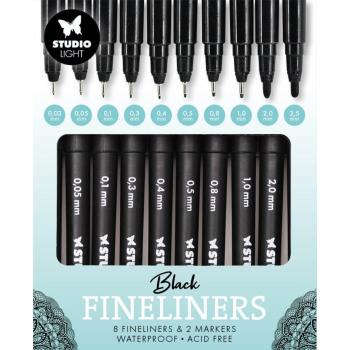 Studio Light - Fineliners and Markers Set - 10 Stifte