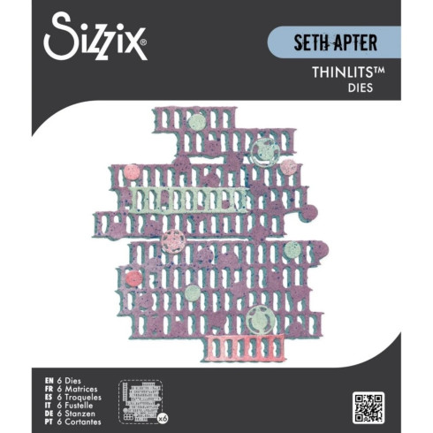 Sizzix - Stanzschablone "Stackers" Thinlits Craft Dies by Seth Apter