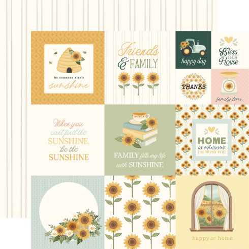 Carta Bella - Designpapier "Home Sweet Home" Collection Kit 12x12 Inch - 12 Bogen