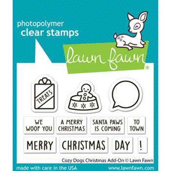 Lawn Fawn - Stempelset "Cozy Dogs Christmas Add-On" Clear Stamp