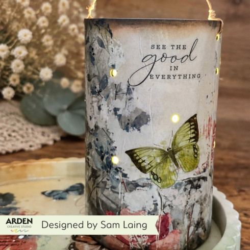Arden Creative Studio - Transfer Aufkleber "Amber Ledgers" Katie Pertiet Rub-On Transfer Set
