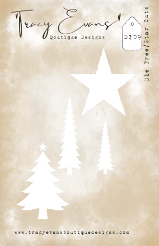 Preview: Tracy Evans - Stanzschablone "Tree/Star" Cutting Die