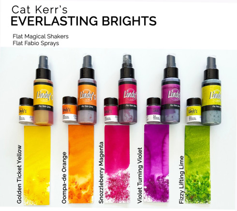 Lindys Stamp Gang - Pigmentpulver "Everlasting Brights" Magical Shaker 2.0 Set - 5x10g - by Cat Kerr