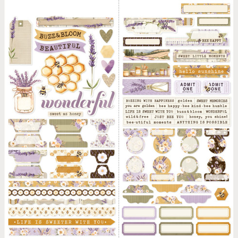 Simple Stories - Collectors Essential Kit "Simple Vintage Lavender Fields" 12 Bogen Designpapier
