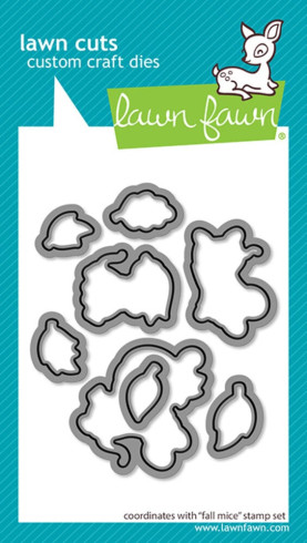 Preview: Lawn Fawn - Stanzschablone "Fall Mice" Lawn Cuts Dies