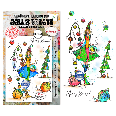 AALL and Create - Stempelset A6 "Baubles of Season" Clear Stamps
