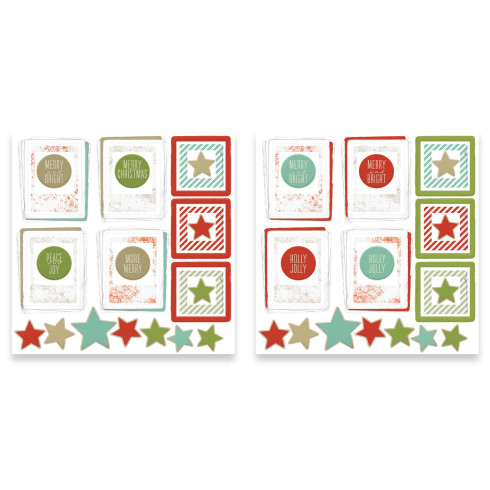 Arden Creative Studio - Stanzteile "Christmas Cheer" Ephemera Frame by Katie Pertiet