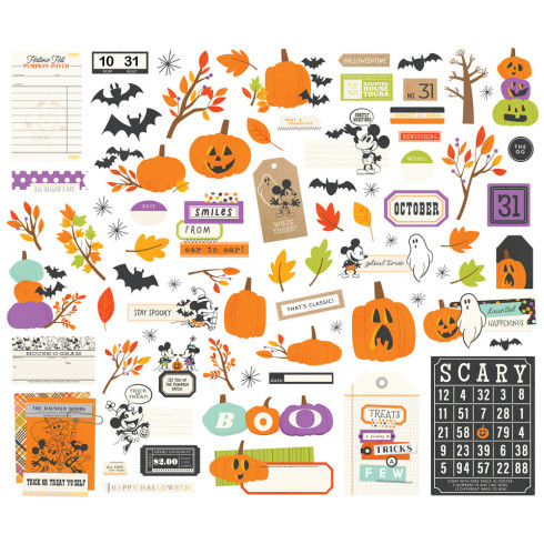 Preview: Simple Stories - Stanzteile "Say Cheese Classic Mouse Halloween Journal" Bits & Pieces