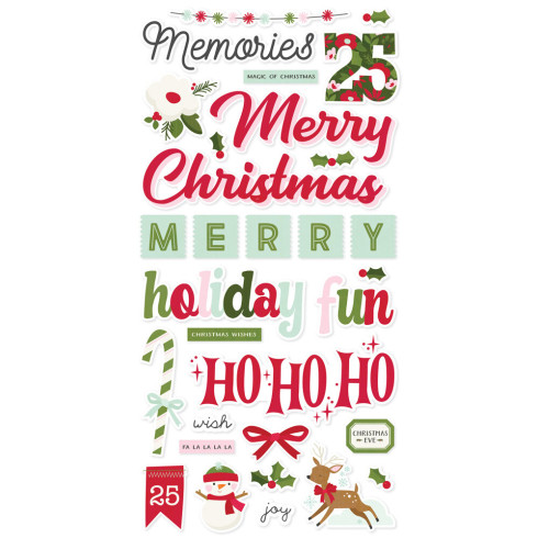 Preview: Simple Stories - Aufkleber "Kringle & Co." Foam Sticker