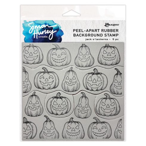 Ranger - Gummistempel by Simon Hurley Create "Jack O' Lanterns" Rubber Stamp