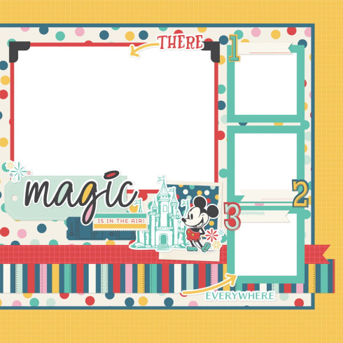 Simple Stories - Simple Pages Kit "Say Cheese Happiest Place"