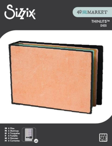 Preview: Sizzix - Stanzschablone "Build an Album" Thinlits Craft Dies by 49 & Market