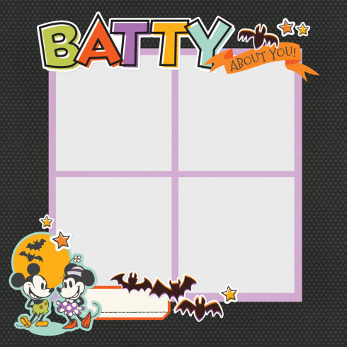 Preview: Simple Stories - Stanzteile "Say Cheese Classic Mouse Halloween" Simple Pages Pieces