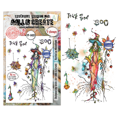AALL and Create - Stempelset A6 "Rooted in Moonlight" Clear Stamps