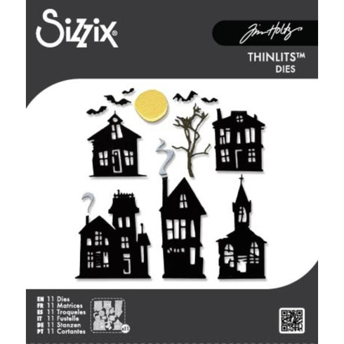 Sizzix - Stanzschablone "Vault Ghost Town" Thinlits Craft Dies by Tim Holtz
