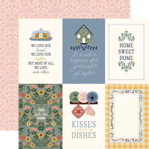 Echo Park - Designpapier "Welcome Home" Collection Kit 12x12 Inch - 12 Bogen