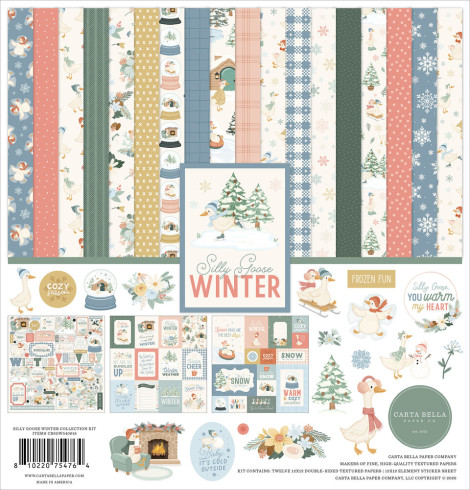 Preview: Carta Bella - Mega Bundle "Silly Goose Winter" Komplettpaket