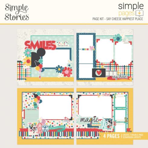 Simple Stories - Simple Pages Kit "Say Cheese Happiest Place"