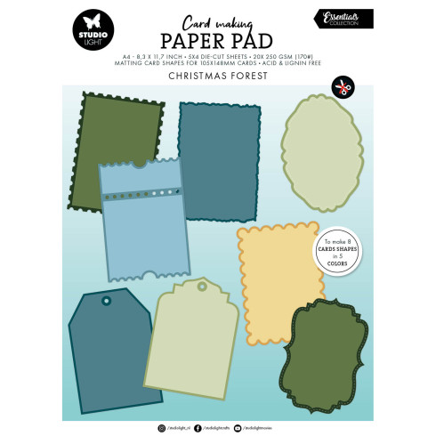 Studio Light - Card Shapes "Christmas Forest" für Karten 105x148mm