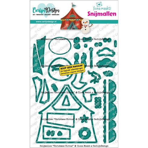 Carlijn Design - Stanzschablone "Christmas Circus by Ilona Maakt" Dies