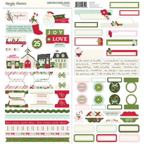 Simple Stories - Collectors Essential Kit "Kringle & Co." 12 Bogen Designpapier