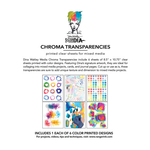Preview: Ranger – Transparente Folien by Dina Wakley „Painted Elements“