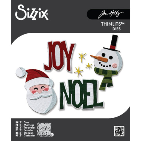 Sizzix - Stanzschablone "Vault Holiday Tidings" Thinlits Craft Dies by Tim Holtz