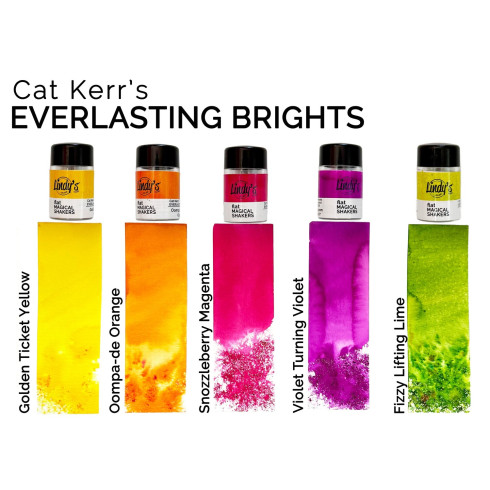 Lindys Stamp Gang - Pigmentpulver "Everlasting Brights" Magical Shaker 2.0 Set - 5x10g - by Cat Kerr