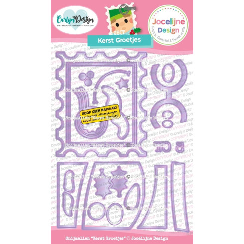 Carlijn Design - Stanzschablone "Kerst Groetjes by Jocelijne Design" Dies