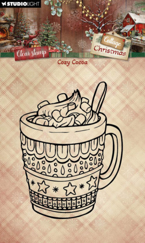 Preview: Studio Light - Stempel "Cozy Cocoa" Cottage Christmas Clear Stamps