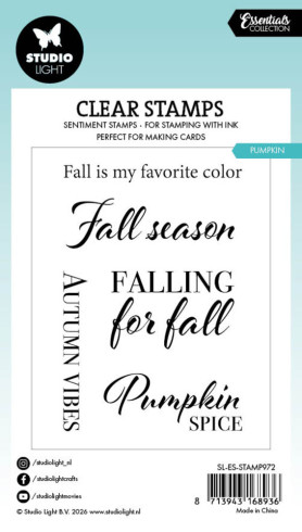 Preview: Studio Light - Stempel "Pumpkin" Essentials Clear Stamps