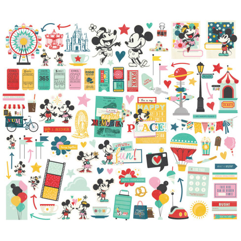 Preview: Simple Stories - Stanzteile "Say Cheese Happiest Place" Bits & Pieces