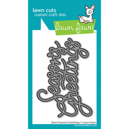 Lawn Fawn - Stanzschablone "Giant Season's Greetings" Lawn Cuts Dies