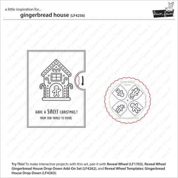 Preview: Lawn Fawn - Stempelset "Gingerbread House" Clear Stamp