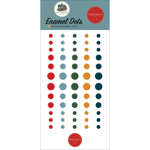 Carta Bella -"Switzerland" Enamel Dots 60 Stk.
