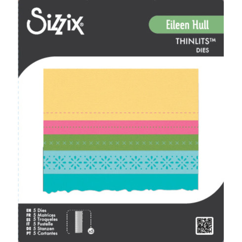 Sizzix - Stanzschablone "Page Edges" Thinlits Craft Dies by Eileen Hull