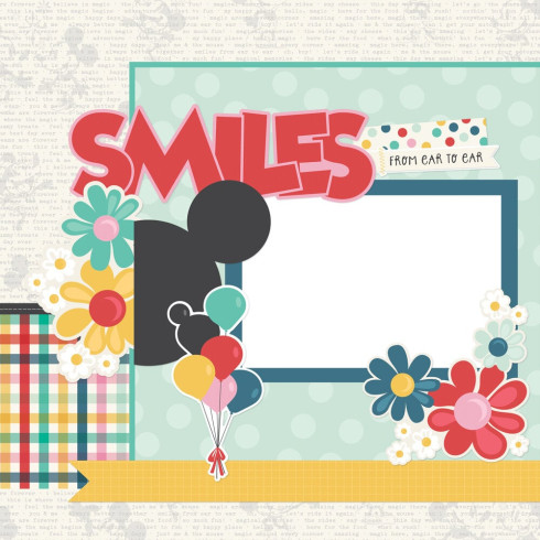 Simple Stories - Simple Pages Kit "Say Cheese Happiest Place"