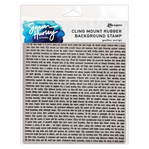 Ranger - Gummistempel by Simon Hurley Create "Gothic Script" Rubber Stamp