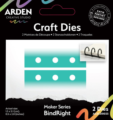 Preview: Arden Creative Studio - Stanzschablone "BindRight" Dies by Katie Pertiet