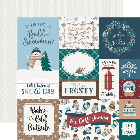 Echo Park - Designpapier "Wonderful Winter Days" Collection Kit 12x12 Inch - 12 Bogen