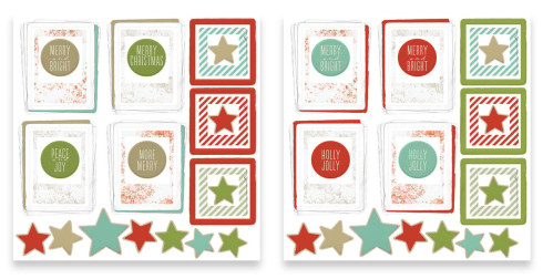 Preview: Arden Creative Studio - Stanzteile "Christmas Cheer" Ephemera Frame by Katie Pertiet