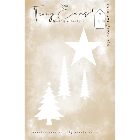 Tracy Evans - Stanzschablone "Tree/Star" Cutting Die
