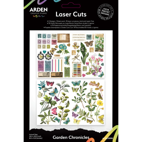 Arden Creative Studio - Stanzteile "Garden Chronicles" by Katie Pertiet Laser Cuts