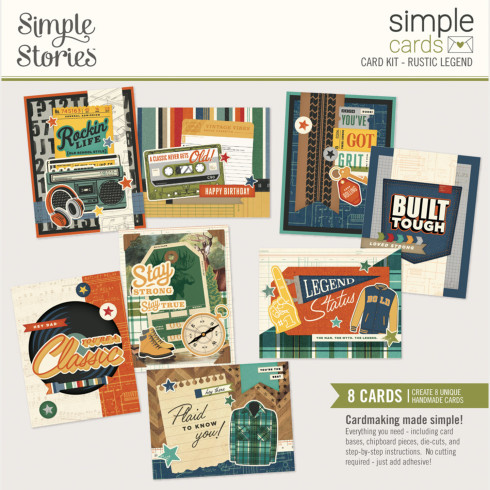 Simple Stories - Simple Cards Kit "Rustic Legend"