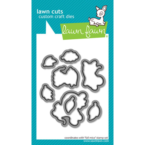 Lawn Fawn - Stanzschablone "Fall Mice" Lawn Cuts Dies