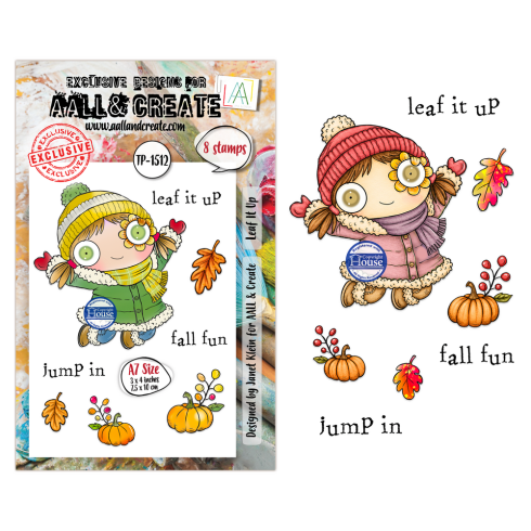 Preview: AALL and Create - Stempelset A7 "Leaf It Up" Clear Stamps by Janet Klein