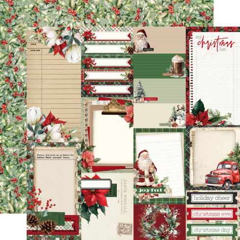 Simple Stories - Collectors Essential Kit "Simple Vintage Old-Fashioned Christmas" 12 Bogen Designpapier