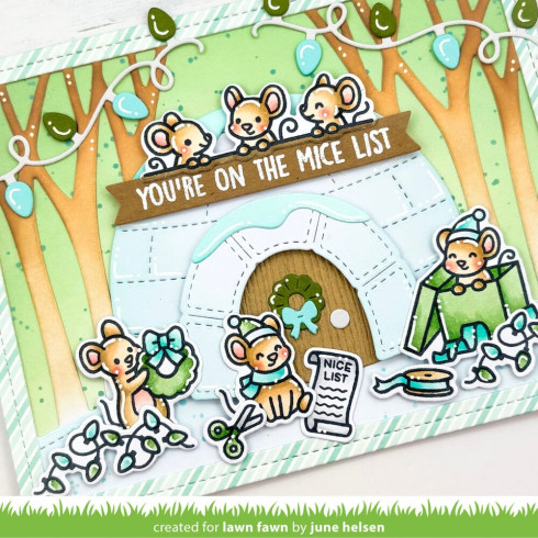 Preview: Lawn Fawn - Stanzschablone "Build-An-Igloo" Lawn Cuts Dies