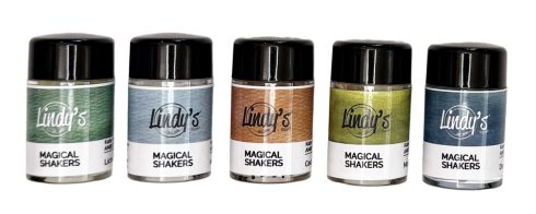Lindys Stamp Gang - Pigmentpulver "Amber Ledgers" Magical Shaker 2.0 Set - 5x10g - by Katie Pertiet